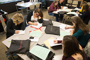 Bad Axe--Merrill HS writing workshop